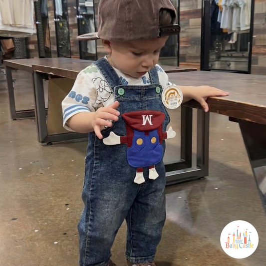 Set de Overol Mario Bros y Camiseta Estampada