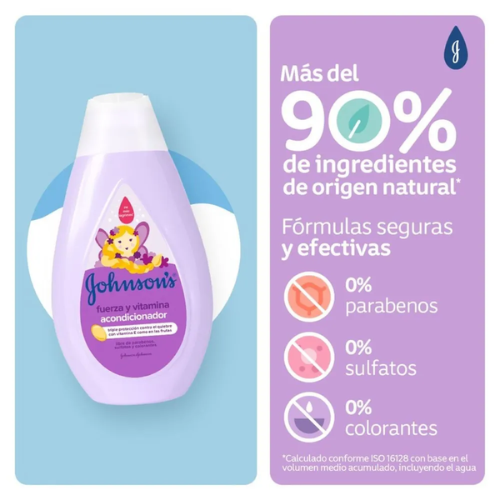 Acondicionador Johnson's Fuerza y Vitaminas 400ml