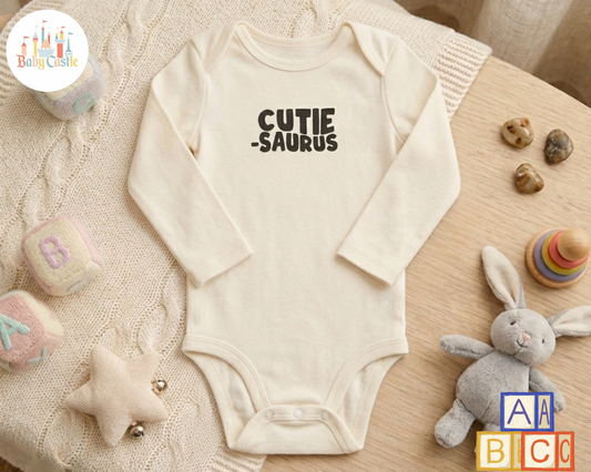 Set 5 Bodys Manga Larga Dino