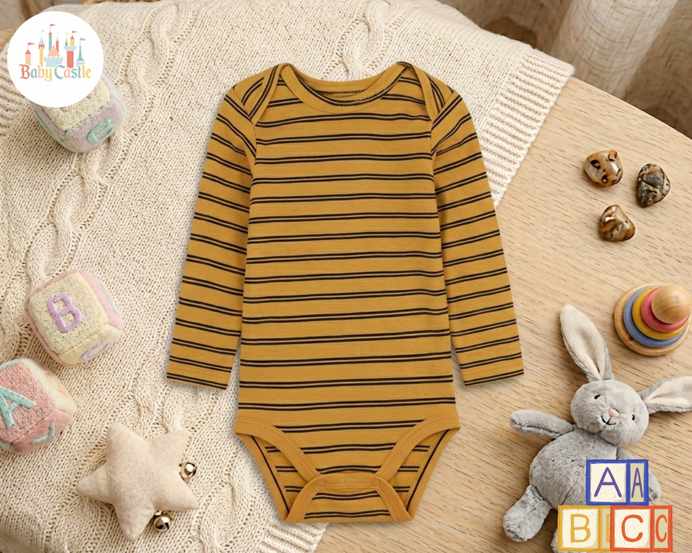 Set 5 Bodys Manga Larga Carritos