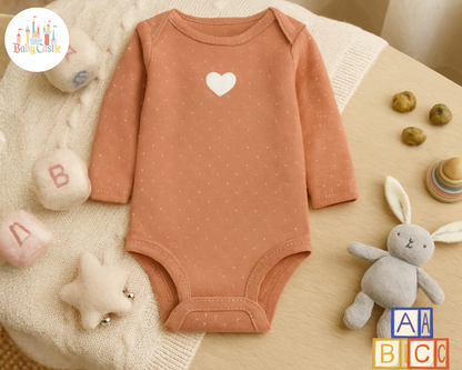 Set 5 Bodys Manga Larga Niña Floral