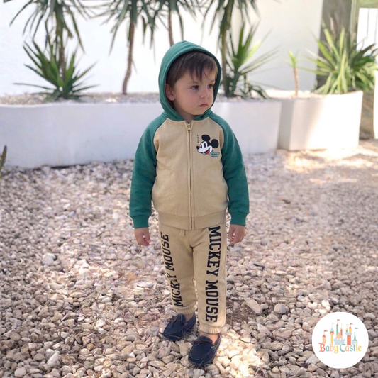 Conjunto Mickey Bicolor con Cremallera
