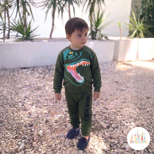 Conjunto Dino Verde Jurassic