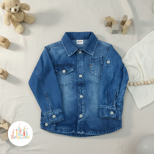Camisa de jean para niño