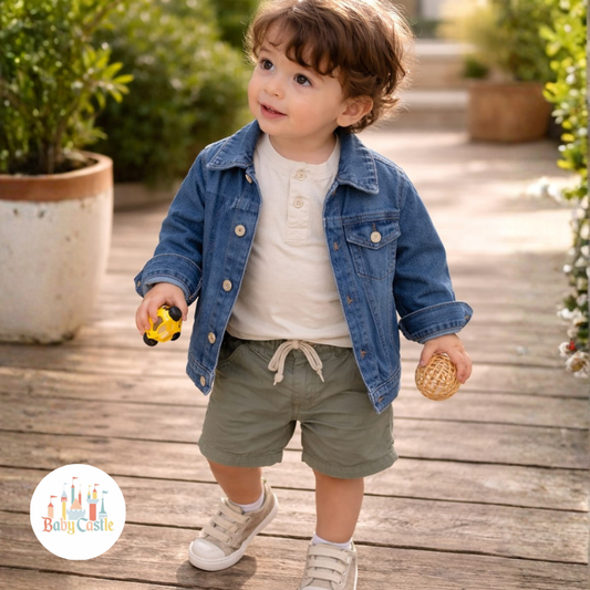 Camisa de jean para niño
