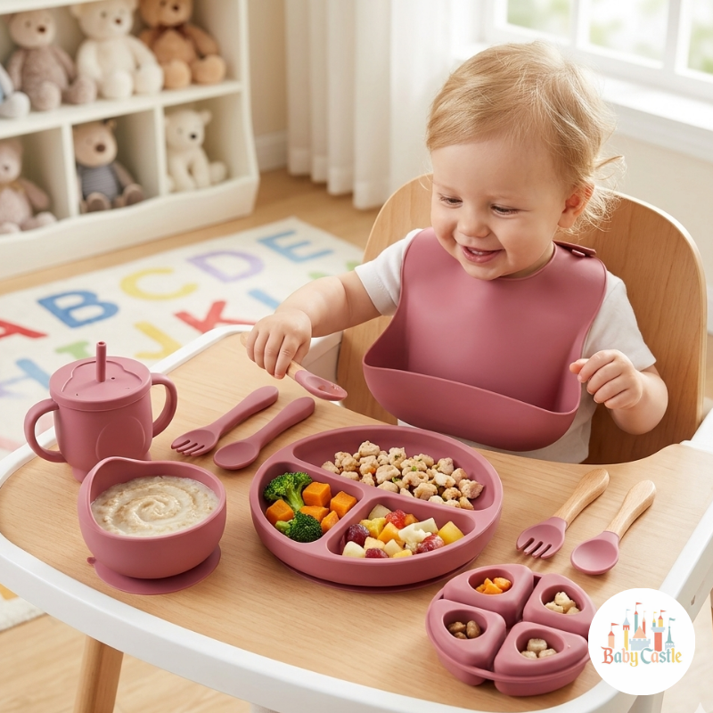 Set de Alimentación de Silicona Premium (8 piezas)