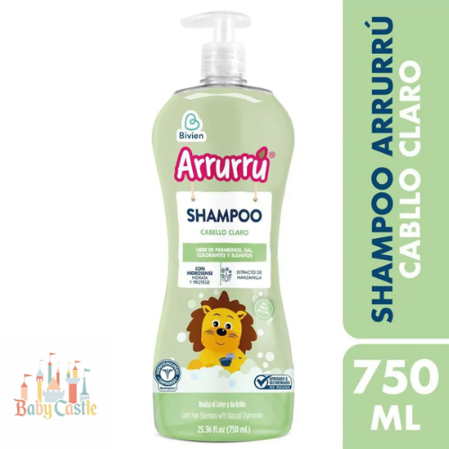Shampoo Arrurru Cabello Claro 750ml