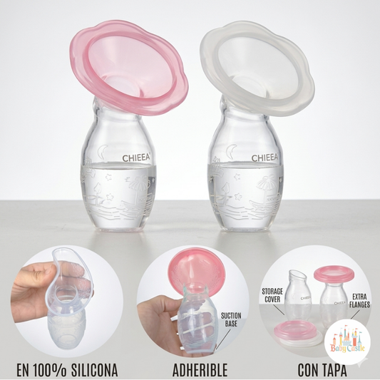 Recolector de Leche Materna – 100% Silicona Grado Alimenticio