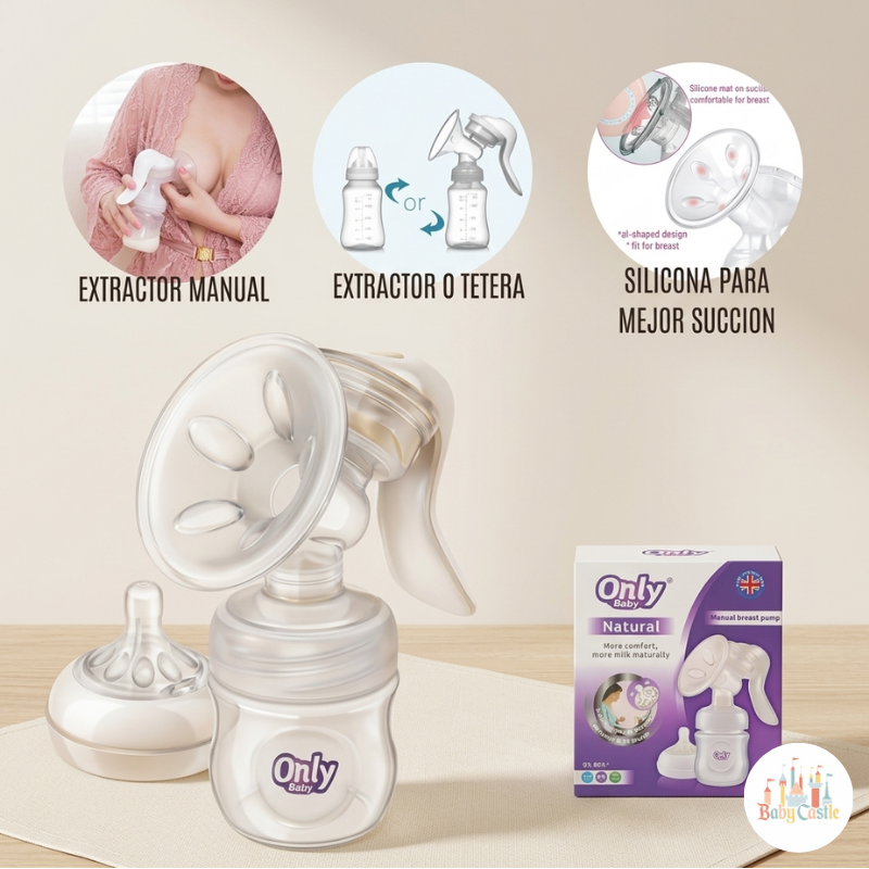 Extractor de Leche Manual Ergonómico