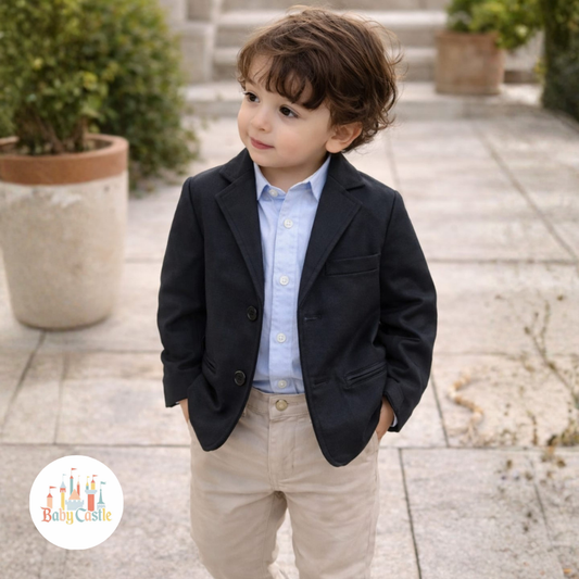 Blazer negro para niño