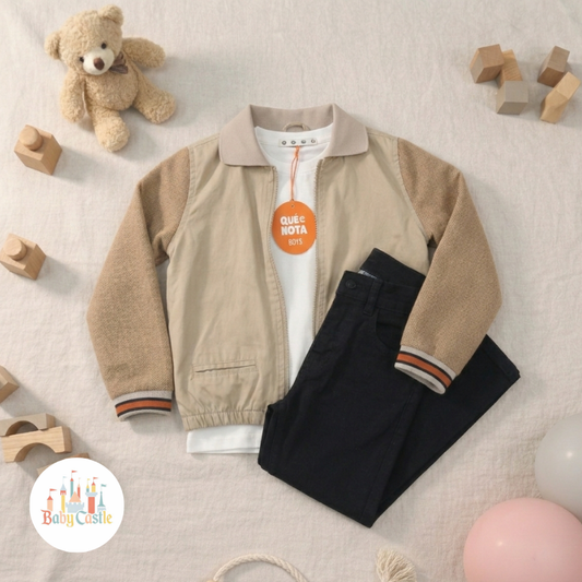 Conjunto casual moderno para niño – 3 piezas