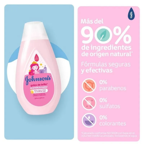Acondicionador Johnson's Gotas de Brillo 400ml