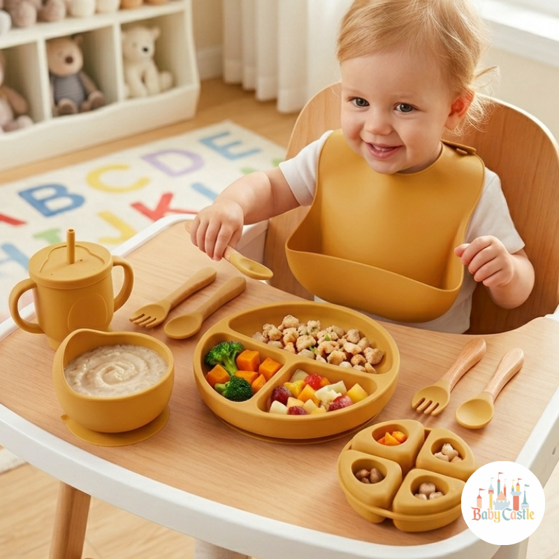 Set de Alimentación de Silicona Premium (8 piezas)