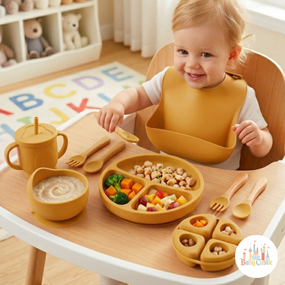 Set de Alimentación de Silicona Premium (8 piezas)