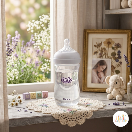 Biberón Ergonómico - Flujo Suave y Anticólicos