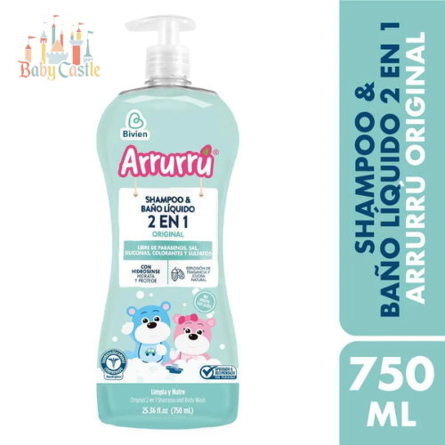 Shampoo Arrurru 2 en 1 Original 750ml