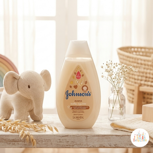 Johnson's Baby Baño Líquido de Avena – Nutrición y Alivio para Piel Sensible