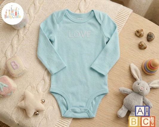 Set 5 Bodys Manga Larga Niña Pastel