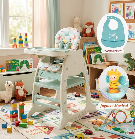 Silla de Comer Escritorio 3 en 1