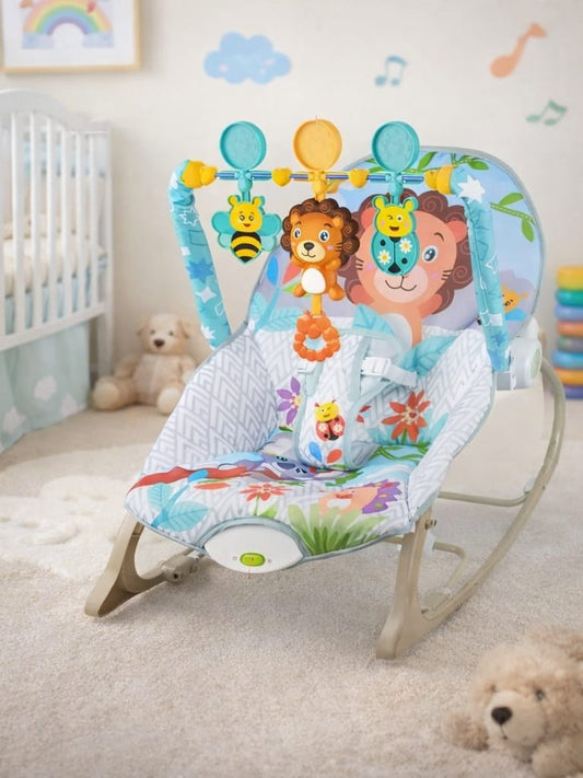 Mecedora para Bebé con Diseño de León